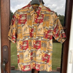 TORI RICHARD 100% Cotton tropical shirt. Size XL‎